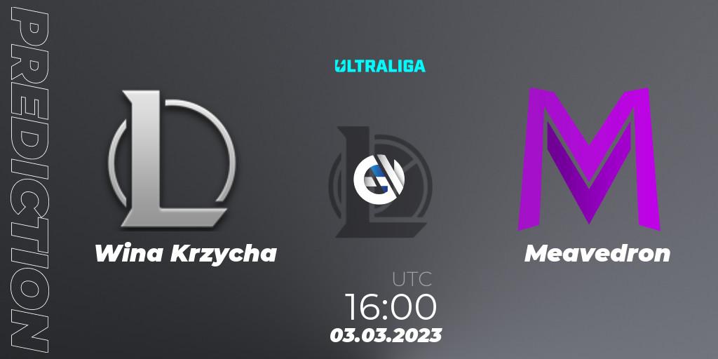 Pronóstico Wina Krzycha - Meavedron. 03.03.2023 at 16:00, LoL, Ultraliga 2nd Division Season 6