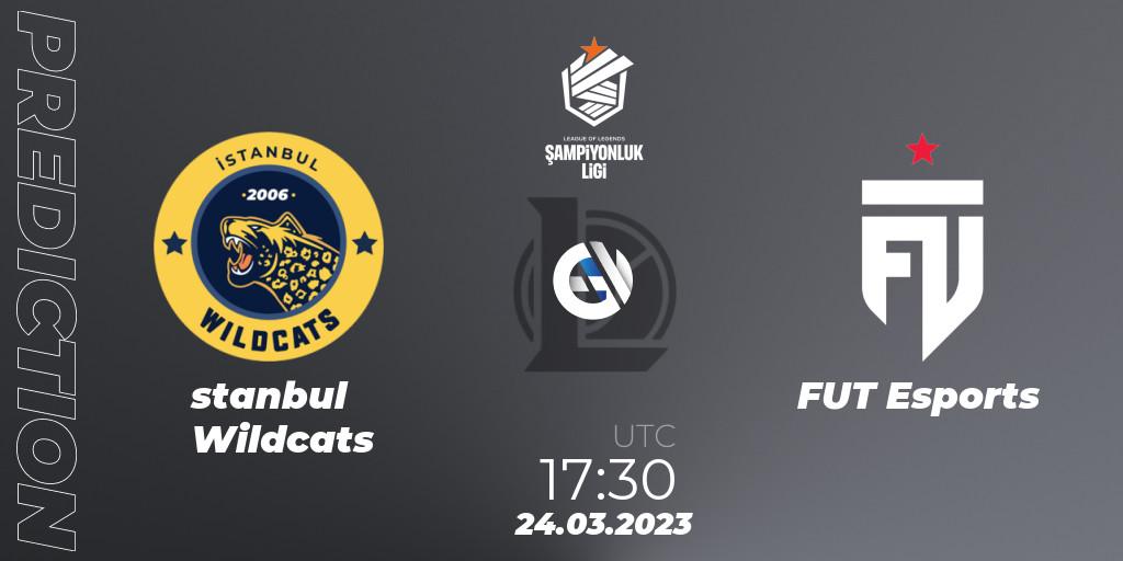 Pronóstico İstanbul Wildcats - FUT Esports. 24.03.23, LoL, TCL Winter 2023 - Playoffs