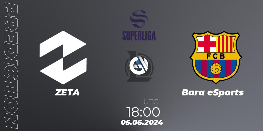 Pronóstico ZETA - Barça eSports. 05.06.2024 at 18:00, LoL, LVP Superliga Summer 2024