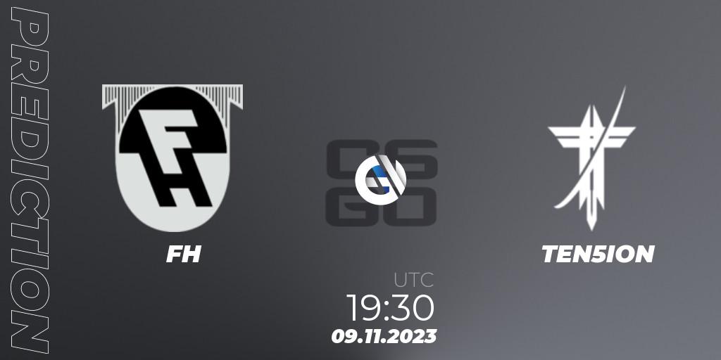 Pronóstico FH - TEN5ION. 09.11.2023 at 19:30, Counter-Strike (CS2), Icelandic Esports League Season 8: Regular Season