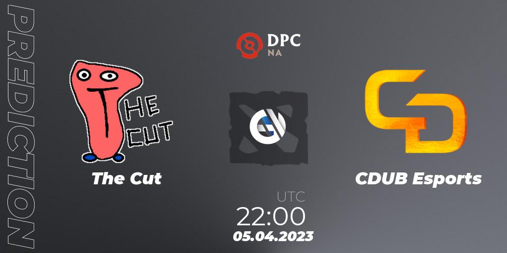 Pronóstico The Cut - CDUB Esports. 05.04.23, Dota 2, DPC 2023 Tour 2: NA Division II (Lower)