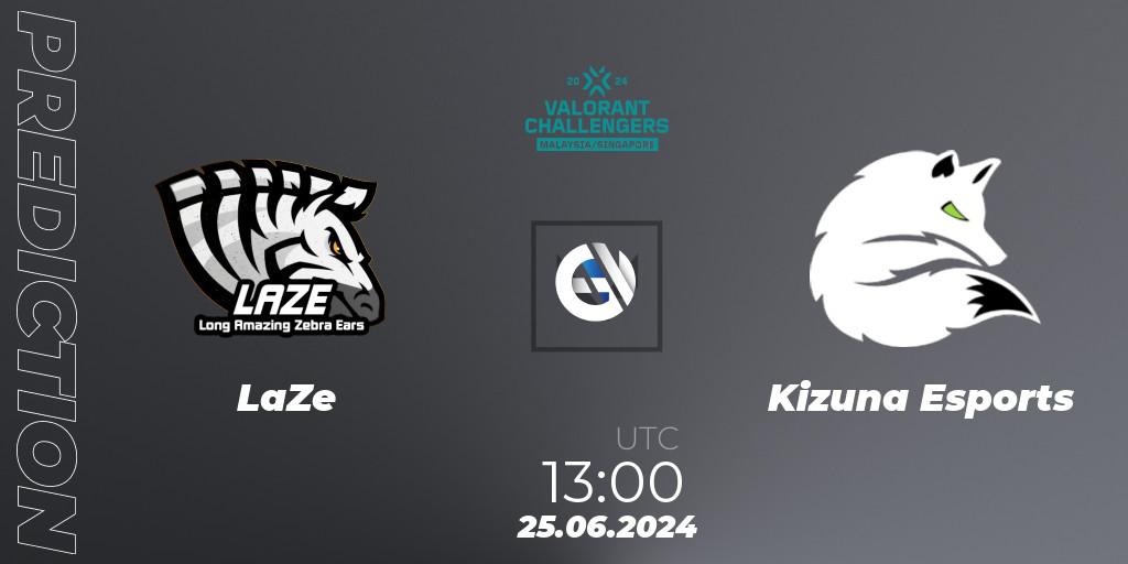 Pronóstico LaZe - Kizuna Esports. 25.06.2024 at 13:00, VALORANT, VALORANT Challengers 2024 Malaysia and Singapore: Split 2