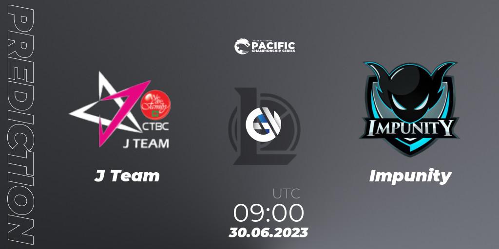 Pronóstico J Team - Impunity. 30.06.2023 at 09:00, LoL, PACIFIC Championship series Group Stage