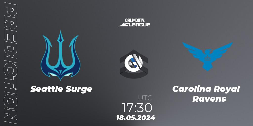 Pronóstico Seattle Surge - Carolina Royal Ravens. 18.05.2024 at 17:30, Call of Duty, Call of Duty League 2024: Stage 3 Major