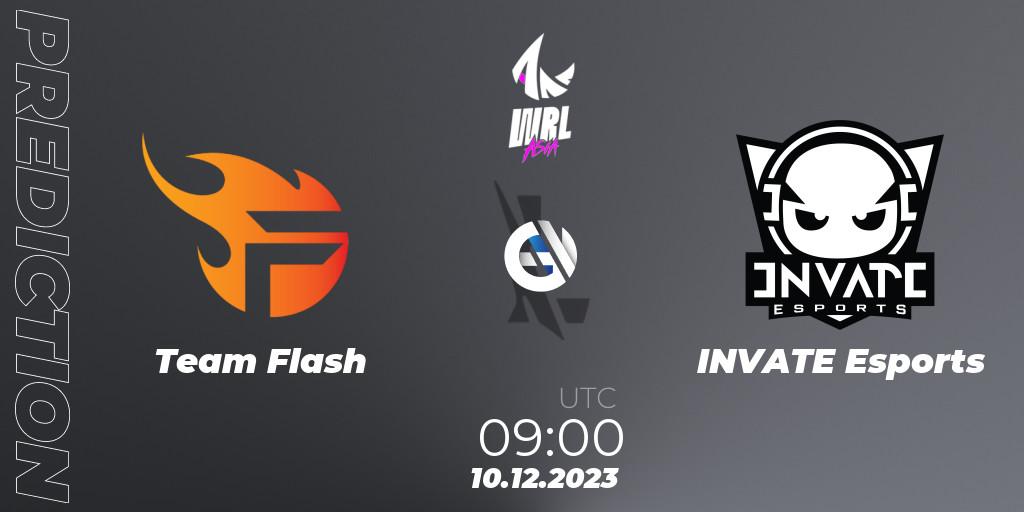 Pronóstico Team Flash - INVATE Esports. 10.12.23, Wild Rift, WRL Asia 2023 - Season 2 - Regular Season