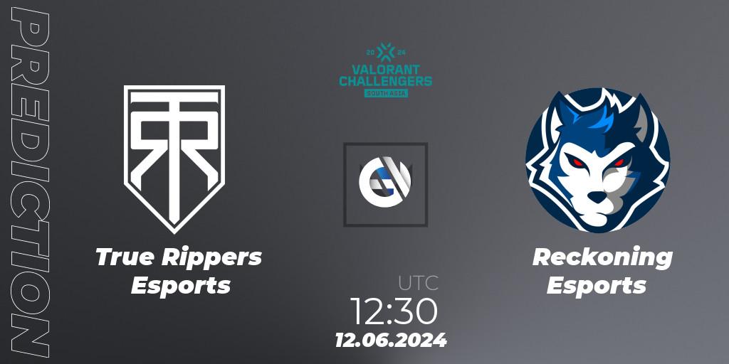 Pronóstico True Rippers Esports - Reckoning Esports. 12.06.2024 at 12:30, VALORANT, VALORANT Challengers 2024: South Asia - Split 2