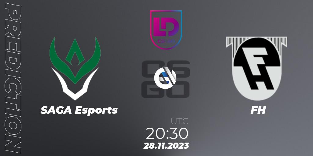 Pronóstico SAGA Esports - FH. 30.11.23, CS2 (CS:GO), Icelandic Esports League Season 8: Regular Season