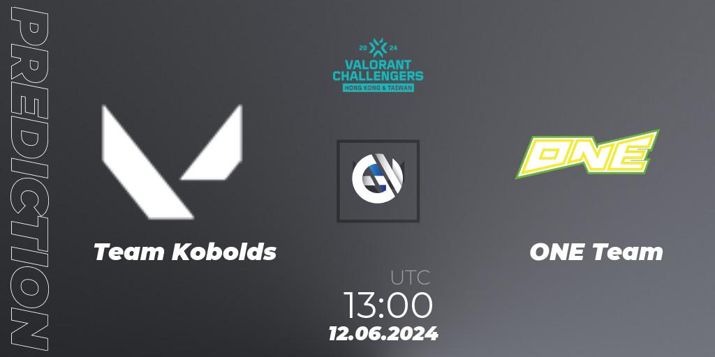 Pronóstico Team Kobolds - ONE Team. 12.06.2024 at 14:30, VALORANT, VALORANT Challengers Hong Kong and Taiwan 2024: Split 2