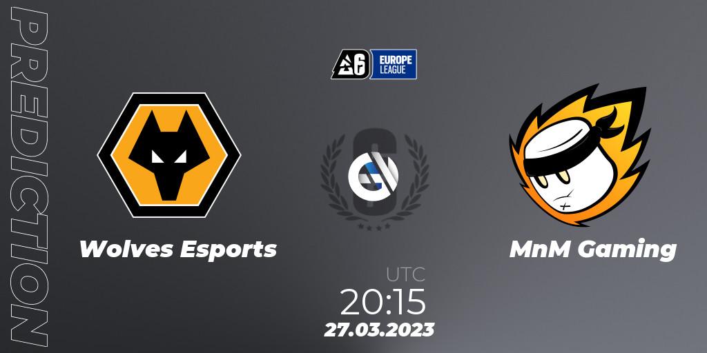 Pronóstico Wolves Esports - MnM Gaming. 27.03.2023 at 19:15, Rainbow Six, Europe League 2023 - Stage 1