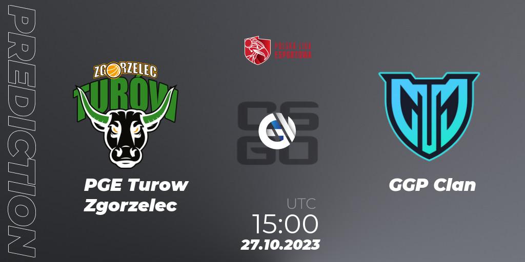 Pronóstico PGE Turow Zgorzelec - GGP Clan. 27.10.23, CS2 (CS:GO), Polska Liga Esportowa 2023: Split #3