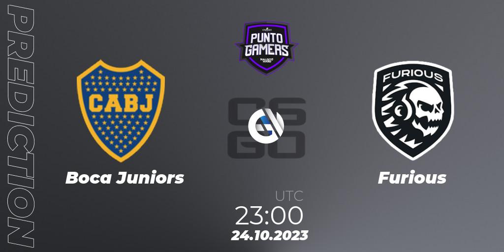 Pronóstico Boca Juniors - Furious. 24.10.23, CS2 (CS:GO), Punto Gamers Cup 2023
