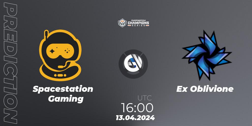 Pronóstico Spacestation Gaming - Ex Oblivione. 13.04.2024 at 16:00, Overwatch, Overwatch Champions Series 2024 - EMEA Stage 2 Group Stage