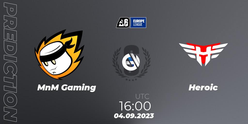 Pronóstico MnM Gaming - Heroic. 04.09.23, Rainbow Six, Europe League 2023 - Stage 2