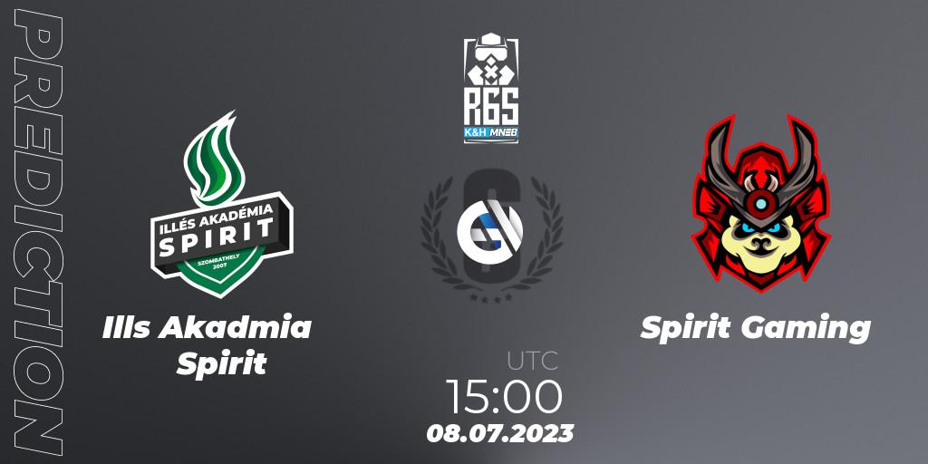 Pronóstico Illés Akadémia Spirit - Spirit Gaming. 08.07.2023 at 10:00, Rainbow Six, Magyar Nemzeti E-sport Bajnokság: Season 5
