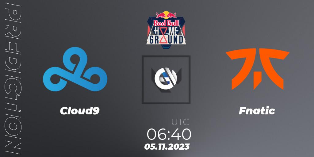 Pronóstico Cloud9 - Fnatic. 05.11.23, VALORANT, Red Bull Home Ground #4