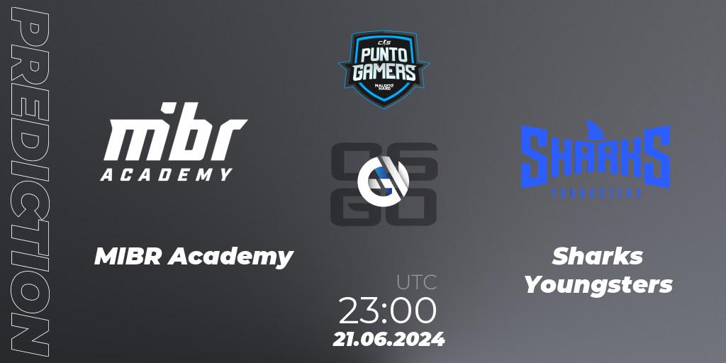 Pronóstico MIBR Academy - Sharks Youngsters. 21.06.2024 at 23:00, Counter-Strike (CS2), Punto Gamers Cup 2024