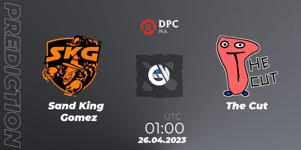 Pronóstico Sand King Gomez - The Cut. 26.04.2023 at 01:10, Dota 2, DPC 2023 Tour 2: NA Division II (Lower)