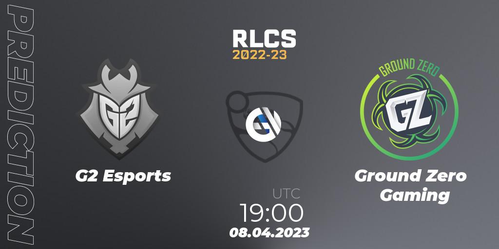 Pronóstico G2 Esports - Ground Zero Gaming. 08.04.2023 at 21:10, Rocket League, RLCS 2022-23 - Winter Split Major