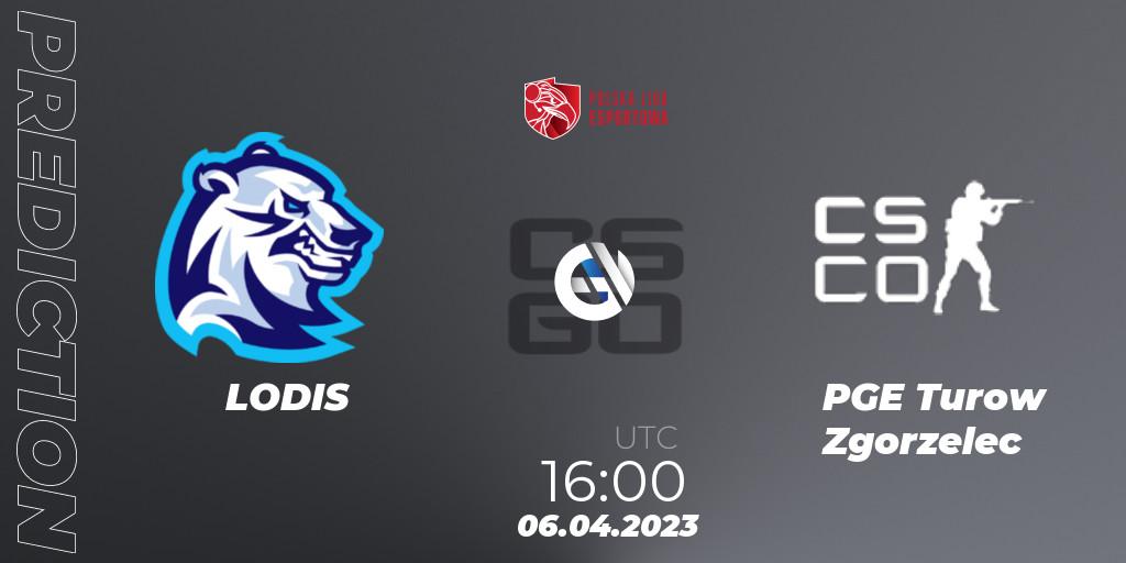 Pronóstico LODIS - PGE Turow Zgorzelec. 06.04.2023 at 16:00, Counter-Strike (CS2), Polska Liga Esportowa 2023: Split #1