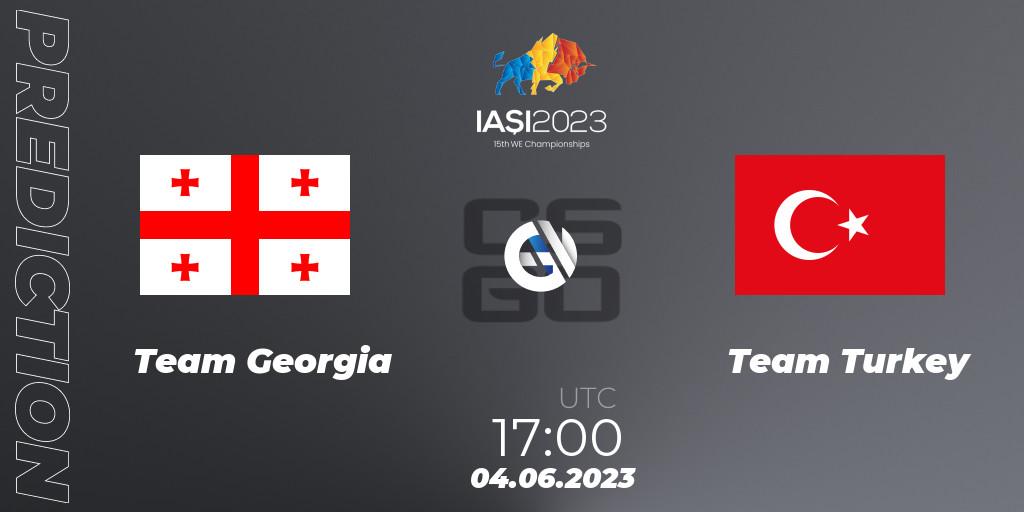 Pronóstico Team Georgia - Team Turkey. 04.06.2023 at 17:00, Counter-Strike (CS2), IESF World Esports Championship 2023: Eastern Europe Qualifier