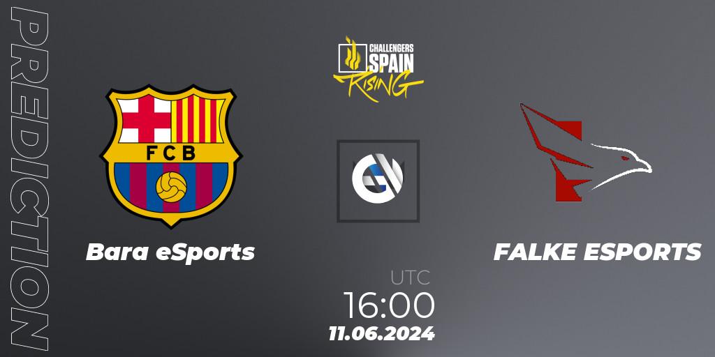 Pronóstico Barça eSports - FALKE ESPORTS. 11.06.2024 at 18:00, VALORANT, VALORANT Challengers 2024 Spain: Rising Split 2