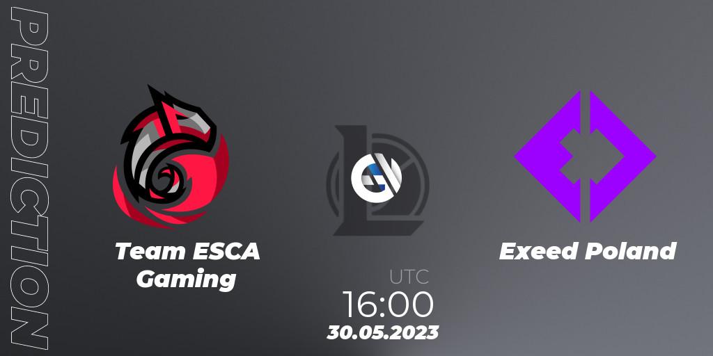Pronóstico Team ESCA Gaming - Exeed Poland. 31.05.23, LoL, Ultraliga Season 10 2023 Regular Season
