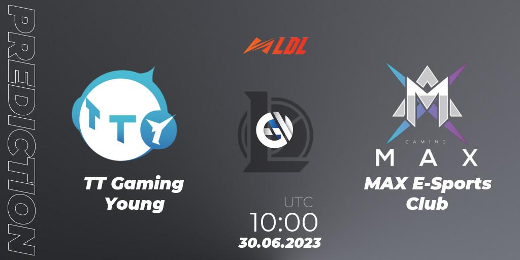 Pronóstico TT Gaming Young - MAX E-Sports Club. 30.06.2023 at 10:00, LoL, LDL 2023 - Regular Season - Stage 3