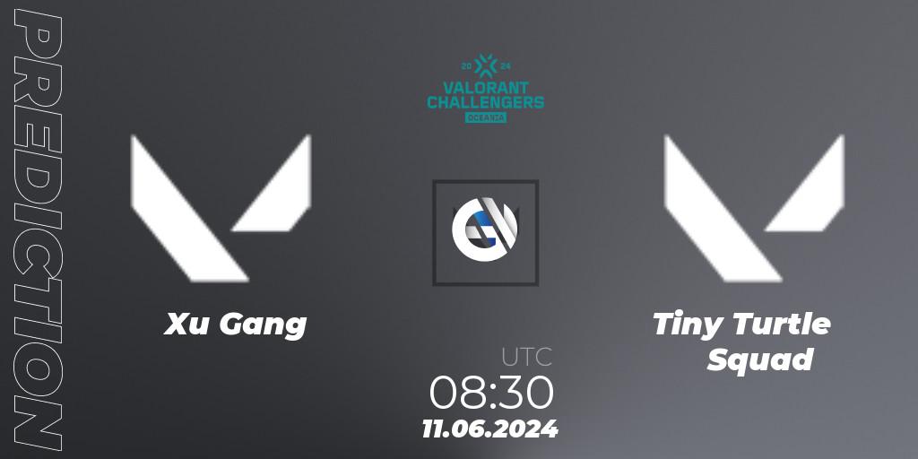 Pronóstico Xu Gang - Tiny Turtle Squad. 11.06.2024 at 08:30, VALORANT, VALORANT Challengers 2024 Oceania: Split 2