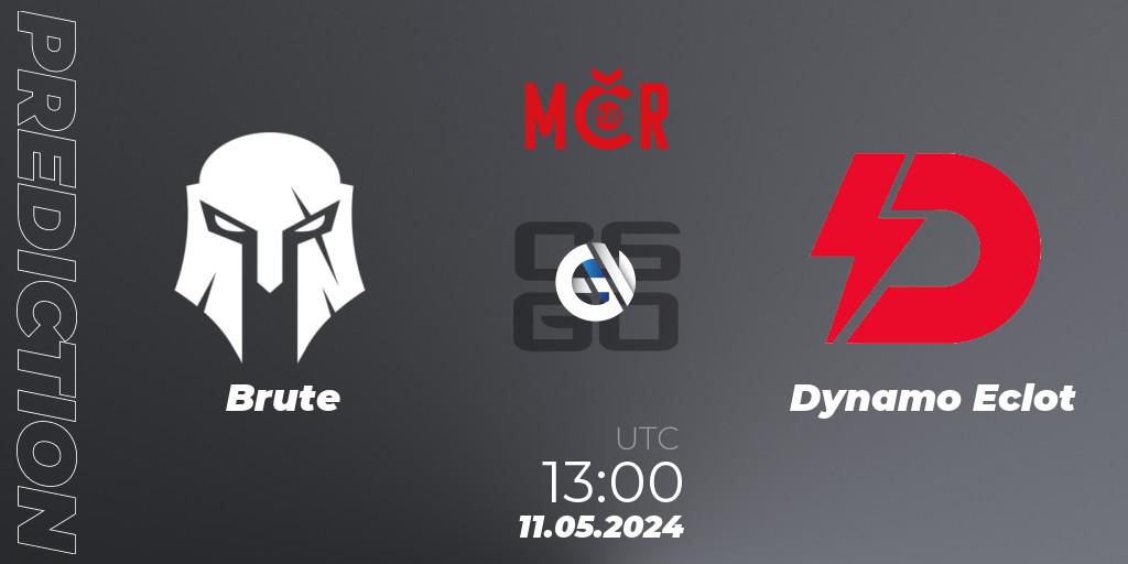 Pronóstico Brute - Dynamo Eclot. 11.05.2024 at 13:00, Counter-Strike (CS2), Tipsport Cup Spring 2024: Closed Qualifier