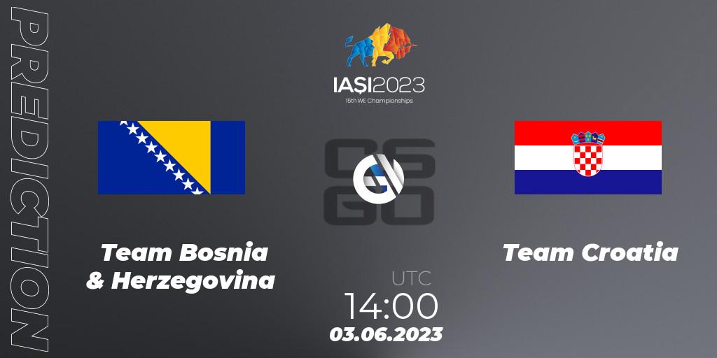 Pronóstico Team Bosnia & Herzegovina - Team Croatia. 03.06.2023 at 14:00, Counter-Strike (CS2), IESF World Esports Championship 2023: Eastern Europe Qualifier