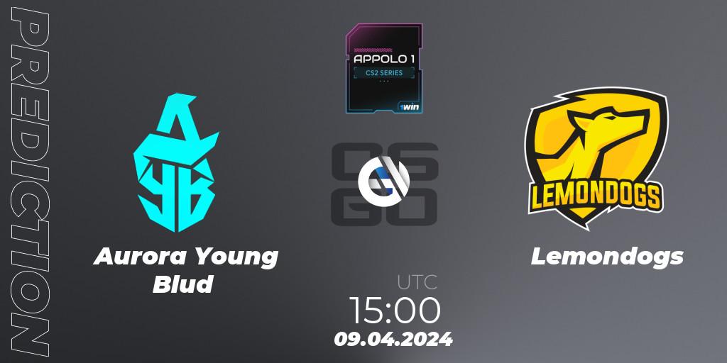 Pronóstico Aurora Young Blud - Lemondogs. 09.04.2024 at 15:30, Counter-Strike (CS2), Appolo1 Series: Phase 1