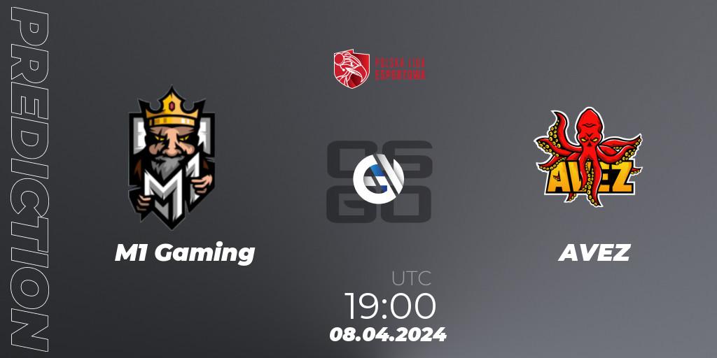 Pronóstico M1 Gaming - AVEZ. 15.04.24, CS2 (CS:GO), Polska Liga Esportowa 2024: Split #1