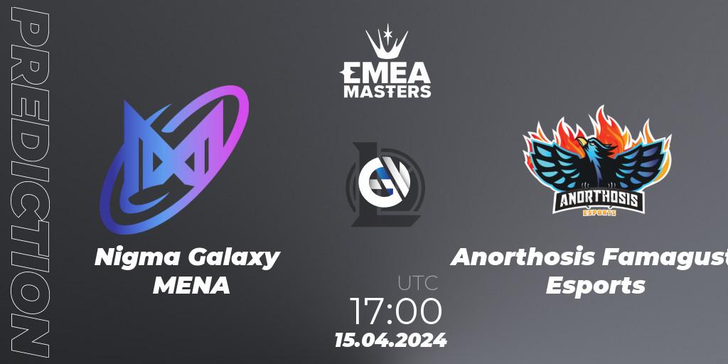 Pronóstico Nigma Galaxy MENA - Anorthosis Famagusta Esports. 15.04.24, LoL, EMEA Masters Spring 2024 - Play-In
