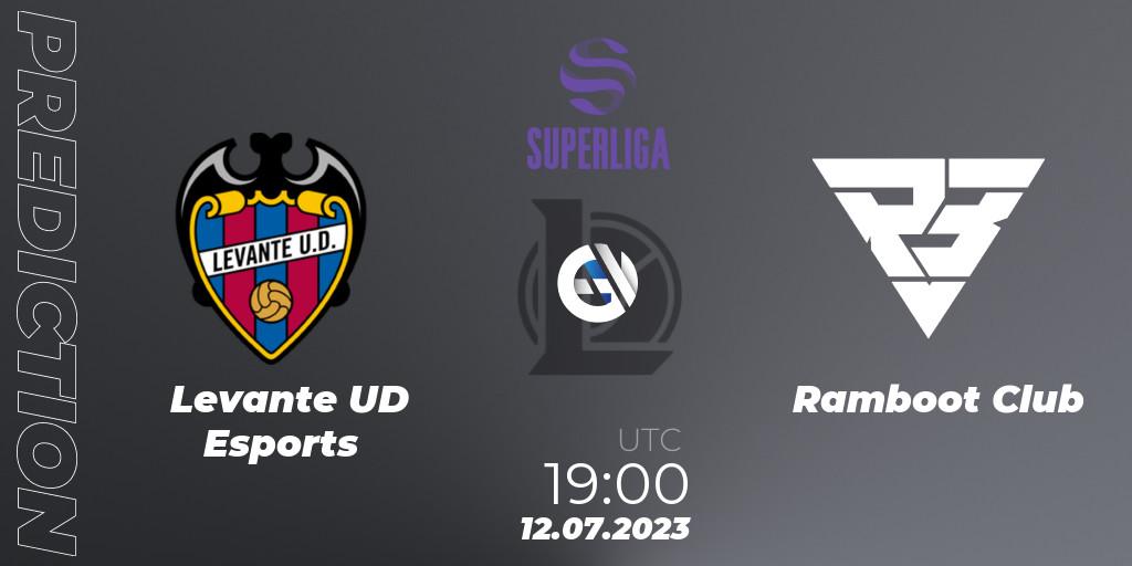 Pronóstico Levante UD Esports - Ramboot Club. 12.07.2023 at 18:00, LoL, LVP Superliga 2nd Division 2023 Summer