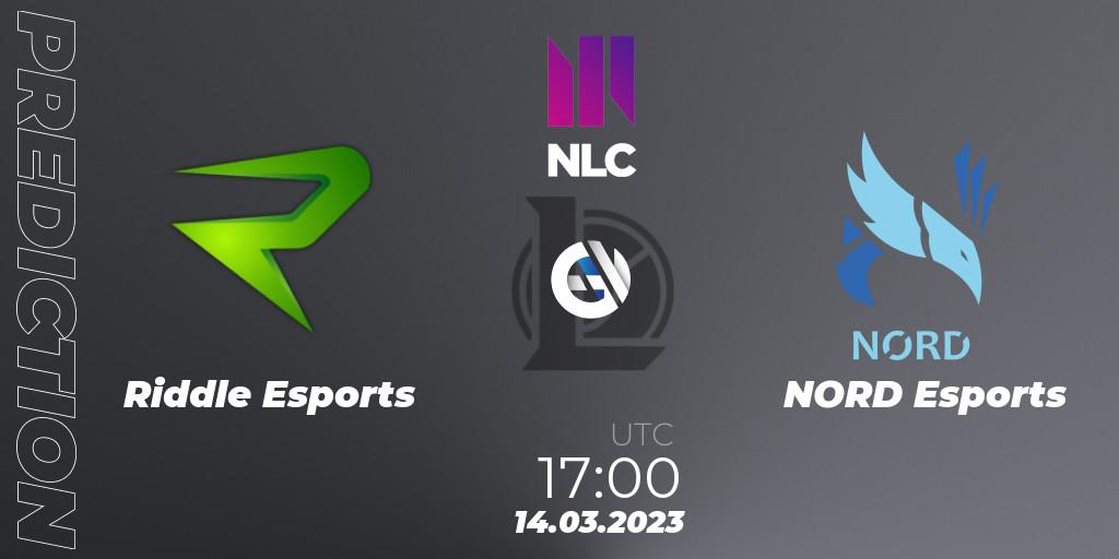Pronóstico Riddle Esports - NORD Esports. 14.03.2023 at 17:00, LoL, NLC 1st Division Spring 2023