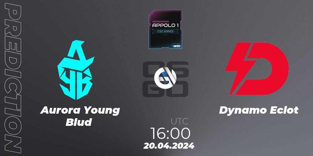 Pronóstico Aurora Young Blud - Dynamo Eclot. 20.04.24, CS2 (CS:GO), Appolo1 Series: Phase 1