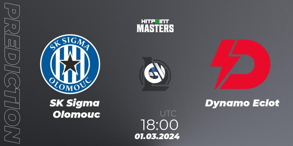 Pronóstico SK Sigma Olomouc - Dynamo Eclot. 01.03.24, LoL, Hitpoint Masters Spring 2024
