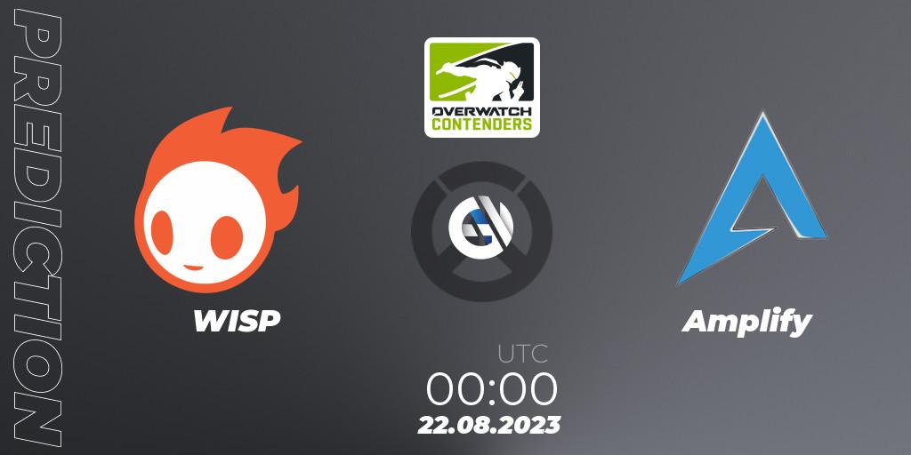 Pronóstico WISP - Amplify. 22.08.2023 at 00:00, Overwatch, Overwatch Contenders 2023 Summer Series: North America
