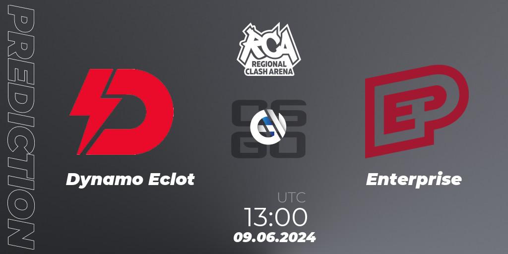 Pronóstico Dynamo Eclot - Enterprise. 09.06.2024 at 13:00, Counter-Strike (CS2), Regional Clash Arena Europe