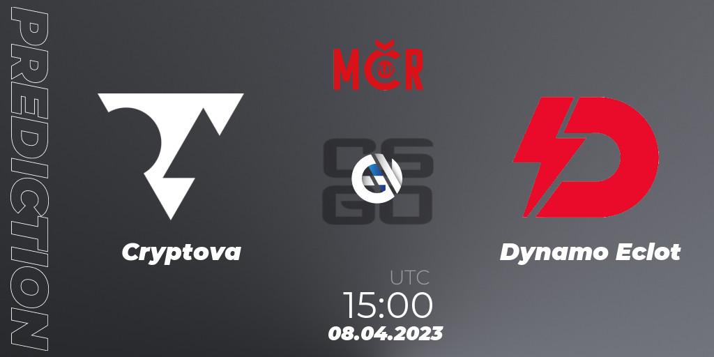Pronóstico Cryptova - Dynamo Eclot. 08.04.2023 at 16:40, Counter-Strike (CS2), Tipsport Cup Prague Spring 2023