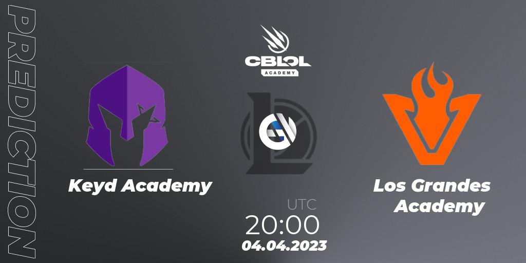 Pronóstico Keyd Academy - Los Grandes Academy. 04.04.2023 at 20:00, LoL, CBLOL Academy Split 1 2023