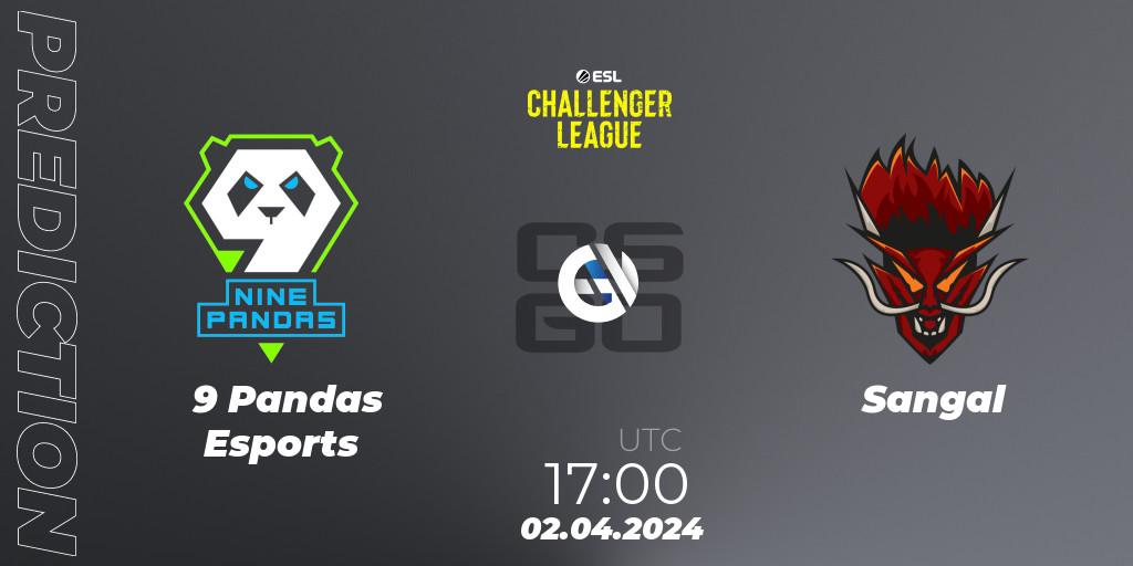 Pronóstico 9 Pandas Esports - Sangal. 02.04.24, CS2 (CS:GO), ESL Challenger League Season 47: Europe