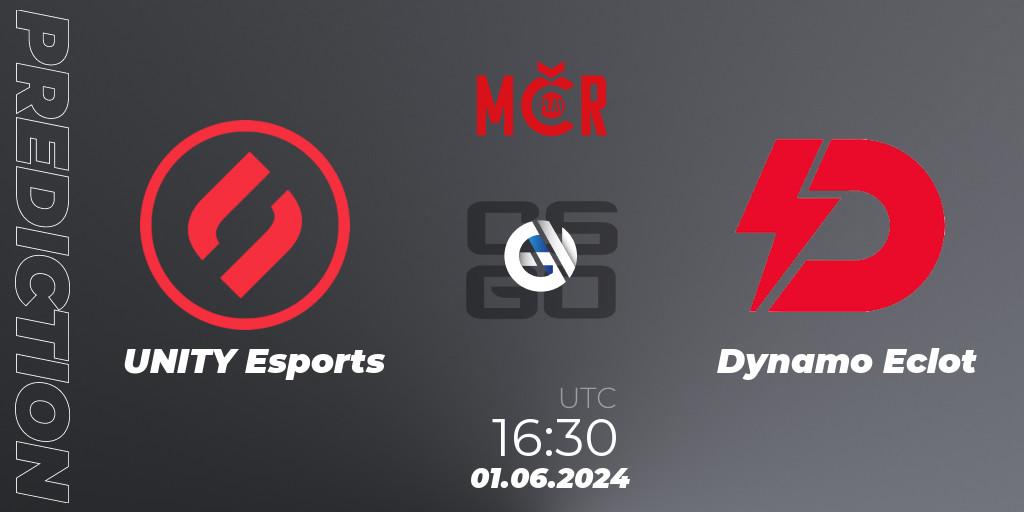 Pronóstico UNITY Esports - Dynamo Eclot. 01.06.2024 at 16:00, Counter-Strike (CS2), Tipsport Cup Spring 2024