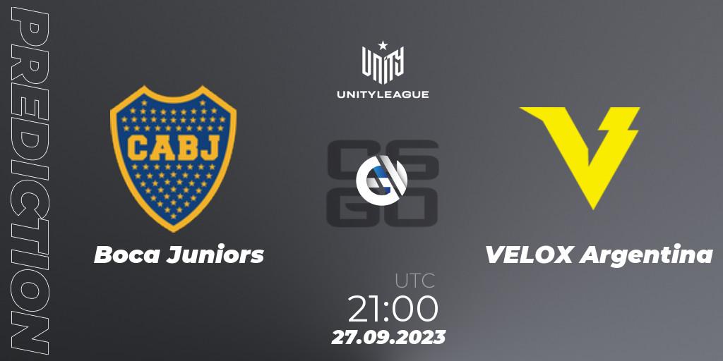 Pronóstico Boca Juniors - VELOX Argentina. 02.10.23, CS2 (CS:GO), LVP Unity League Argentina 2023