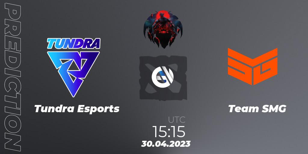 Pronóstico Tundra Esports - Team SMG. 30.04.2023 at 12:45, Dota 2, The Berlin Major 2023 ESL - Group Stage