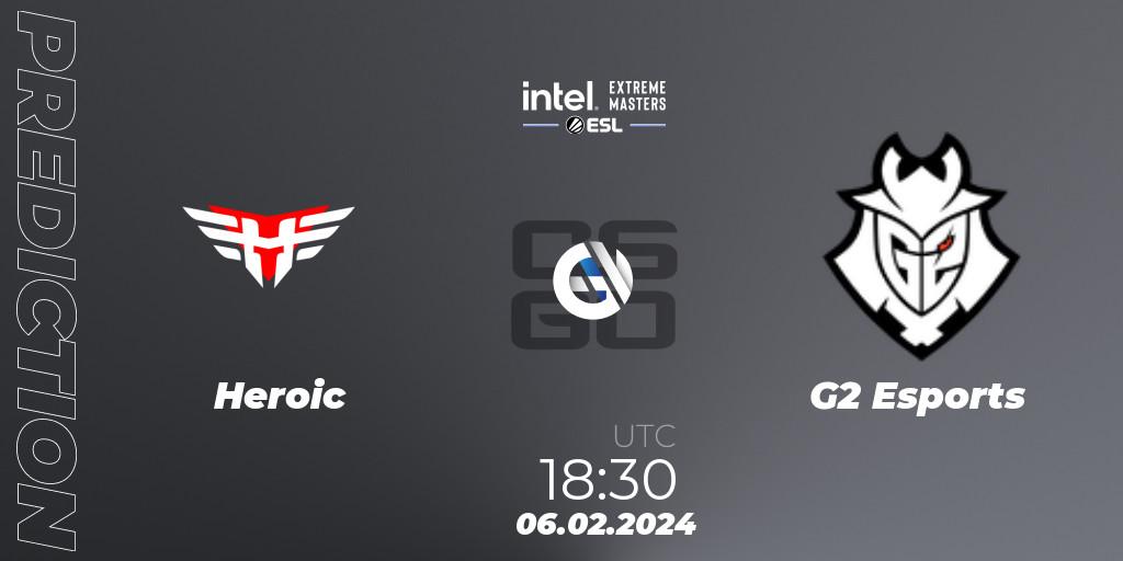 Pronóstico Heroic - G2 Esports. 06.02.24, CS2 (CS:GO), IEM Katowice 2024