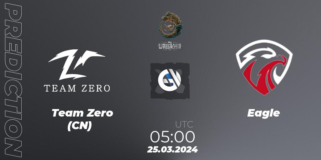 Pronóstico Team Zero (CN) - Eagle. 25.03.24, Dota 2, PGL Wallachia Season 1: China Closed Qualifier