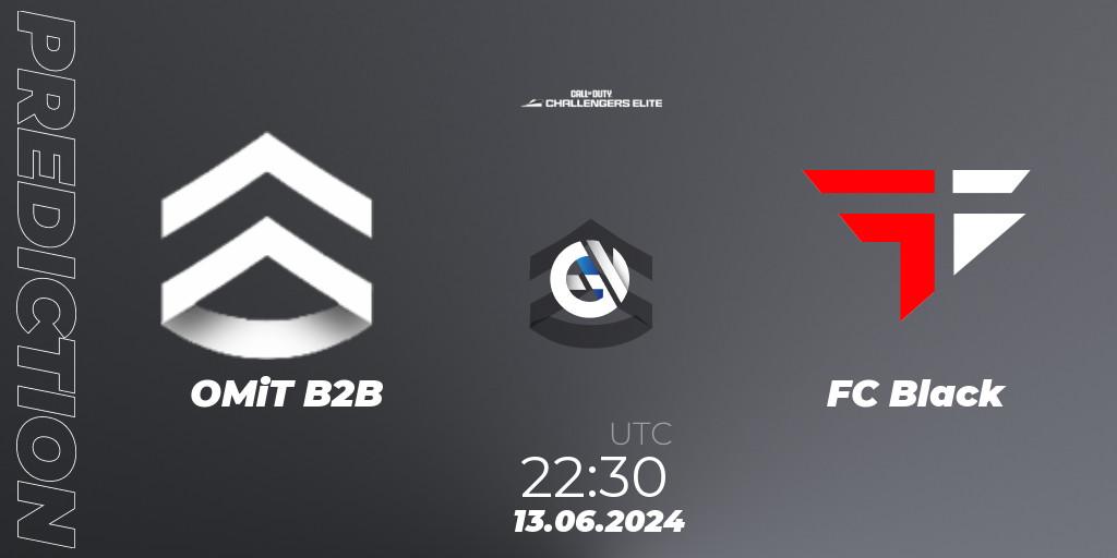Pronóstico OMiT B2B - FC Black. 13.06.2024 at 22:30, Call of Duty, Call of Duty Challengers 2024 - Elite 3: NA