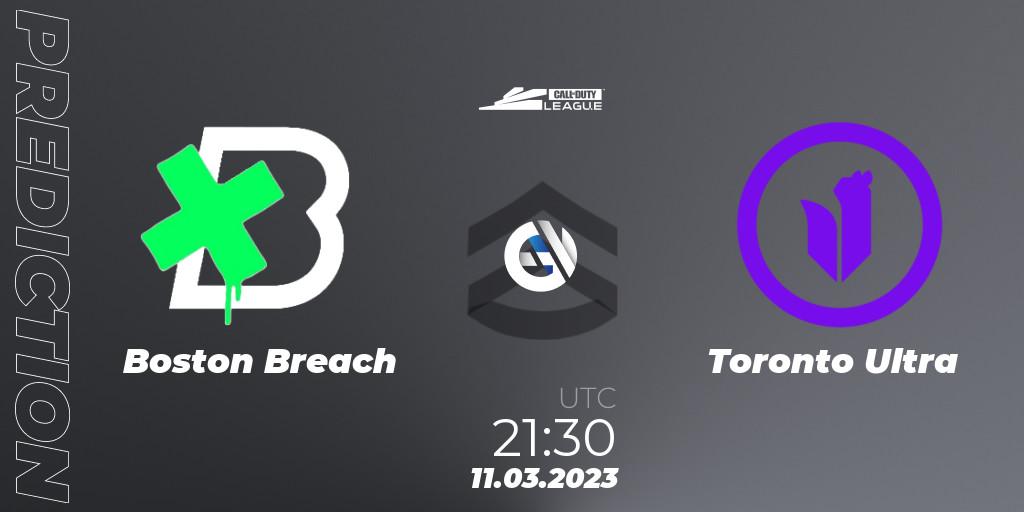 Pronóstico Boston Breach - Toronto Ultra. 11.03.2023 at 21:30, Call of Duty, Call of Duty League 2023: Stage 3 Major