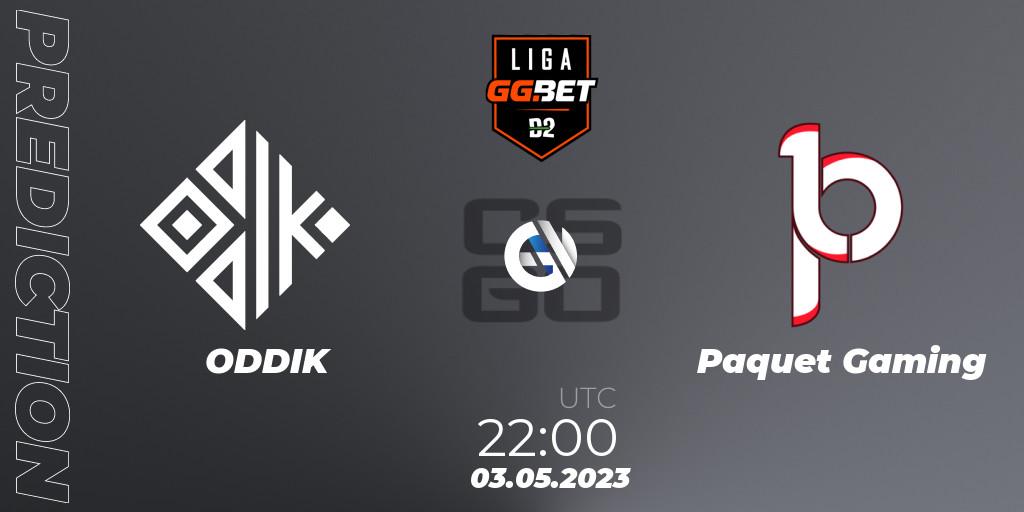 Pronóstico ODDIK - Paquetá Gaming. 06.05.2023 at 00:00, Counter-Strike (CS2), Dust2 Brasil Liga Season 1